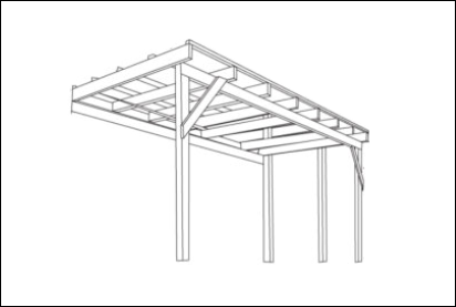Roofs are erected according to Municipal Regulations